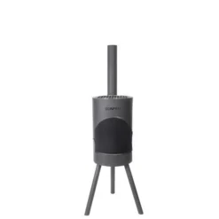 Buitenkachel BONFEU BRASERO BONGIANO Zwart Ø 30 H 142 CM