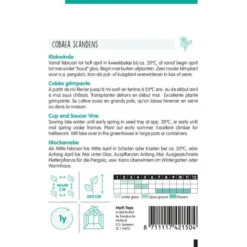 Klokwinde - Cobaea Scandens (klimmer) -Goedkope Tuin Adem Winkel klokwinde cobaea scandens klimmer 1646840326 330 600