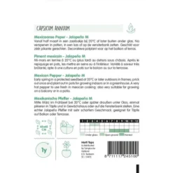 Mexicaanse Peper Jalapeño - Capsicum Annuum -Goedkope Tuin Adem Winkel mexicaanse peper jalapeo capsicum annuum 1646840353 893 600