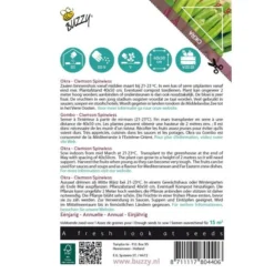 Okra (Exoot) Hibiscus Esculentus -Goedkope Tuin Adem Winkel okra exoot hibiscus esculentus 1646840340 626 600