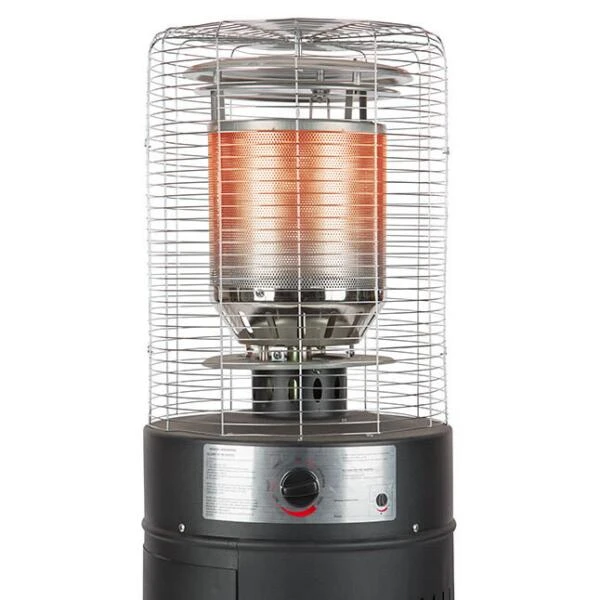 Terrasverwarmer Lounge Mobiel - Matzwart 4 Terrasverwarmer Lounge Mobiel - Matzwart - Afbeelding 2