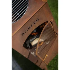 Tuinhaard BONFEU BRASERO BONCARRE Corten L 35 H 164 Cm -Goedkope Tuin Adem Winkel tuinhaard boncarre corten l 35 h 164 cm 1671115407 2 600